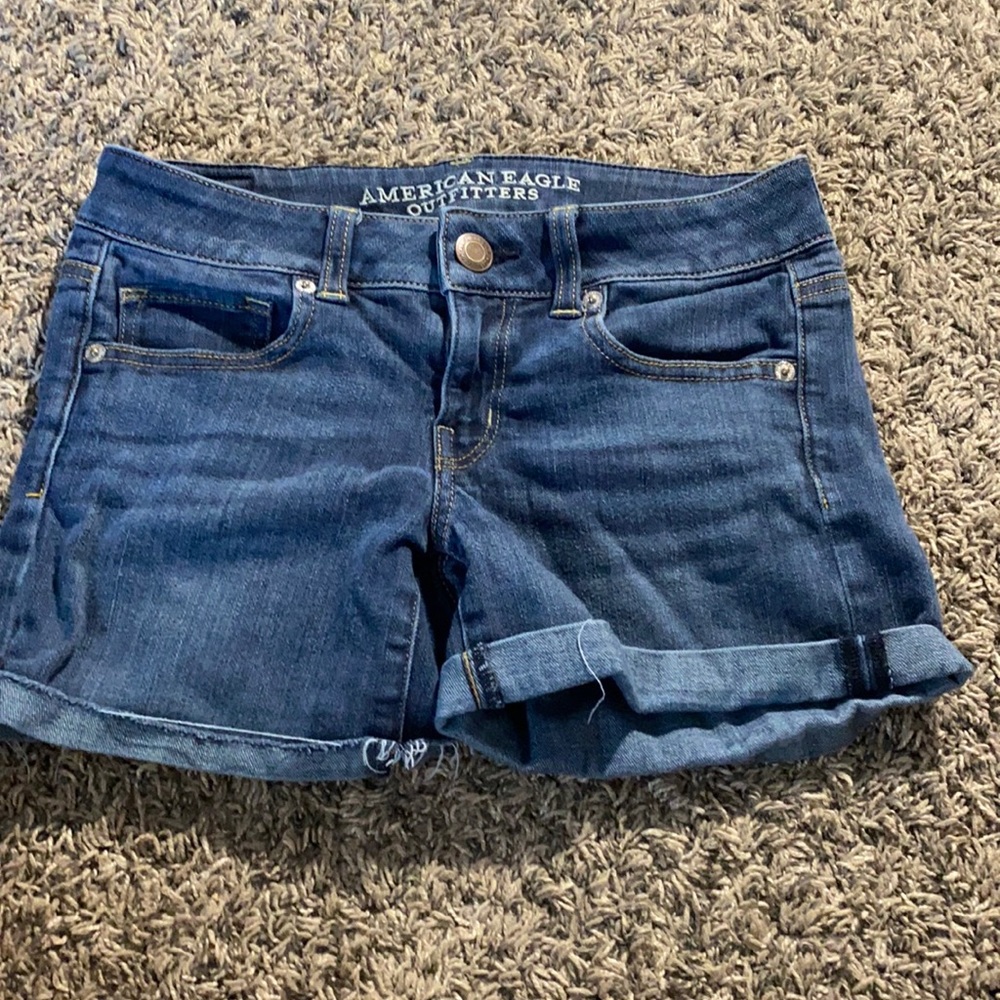 size 4 american eagle jean shorts